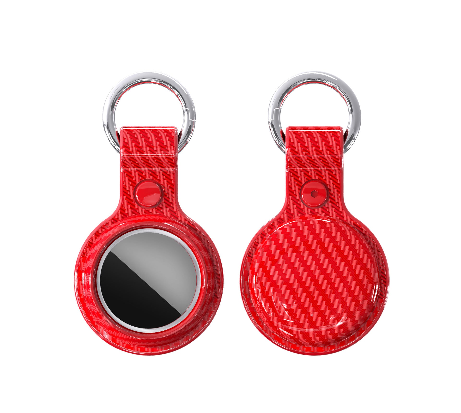 Tracker Protective Case Anti-loss Device Carbon Fiber Pattern