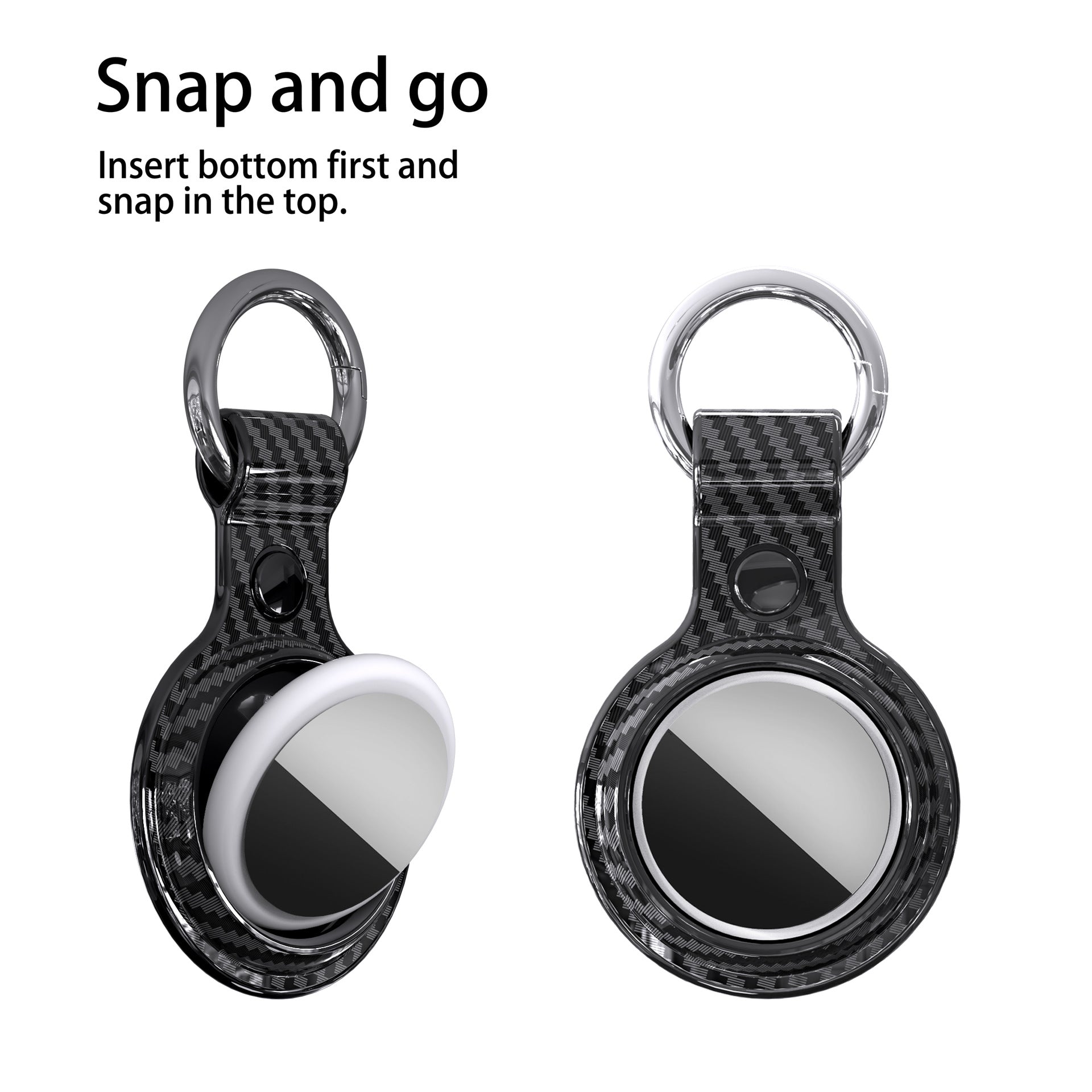 Tracker Protective Case Anti-loss Device Carbon Fiber Pattern