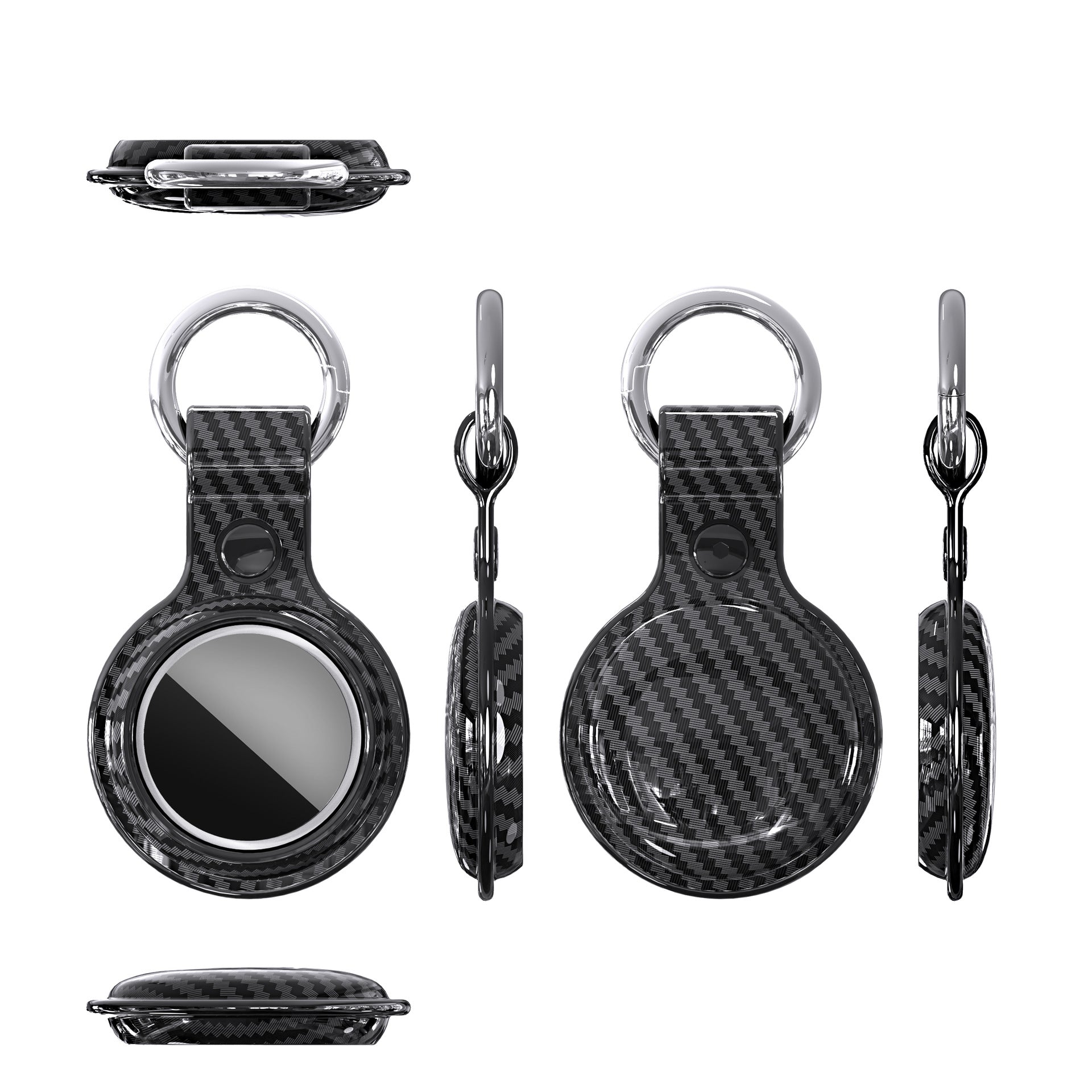 Tracker Protective Case Anti-loss Device Carbon Fiber Pattern